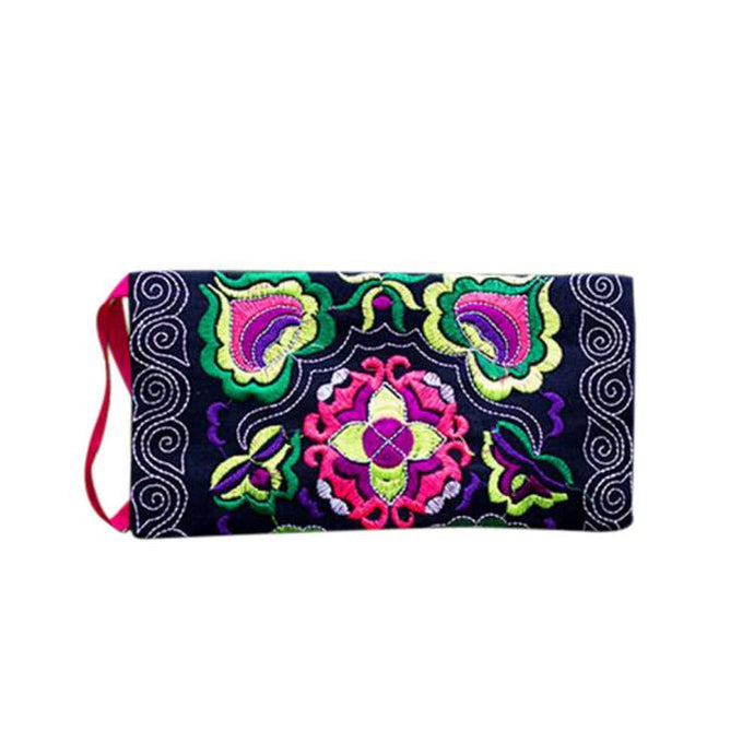 Women Ethnic Handmade Embroidered Wristlet